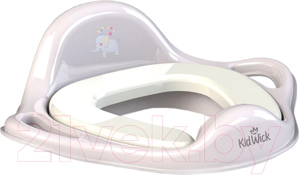Изображение товара Детская накладка на унитаз Kidwick Шарк / KW130400 (серый/белый)