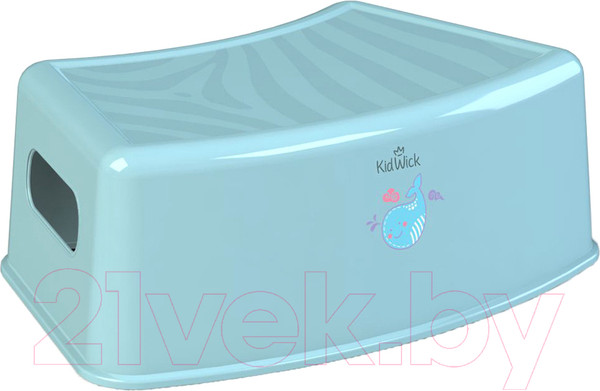 Изображение товара Табурет-подставка Kidwick Зебра / KW170204 (голубой)