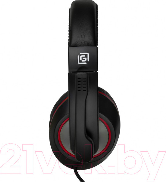 Изображение товара Наушники-гарнитура Оклик HS-L390G Dragon (черный/красный)