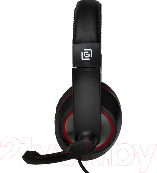 Изображение товара Наушники-гарнитура Оклик HS-L390G Dragon (черный/красный)