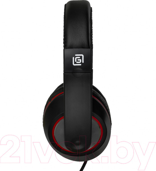 Изображение товара Наушники-гарнитура Оклик HS-L390G Dragon (черный/красный)