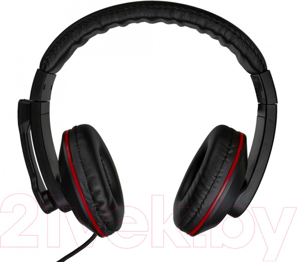 Изображение товара Наушники-гарнитура Оклик HS-L390G Dragon (черный/красный)