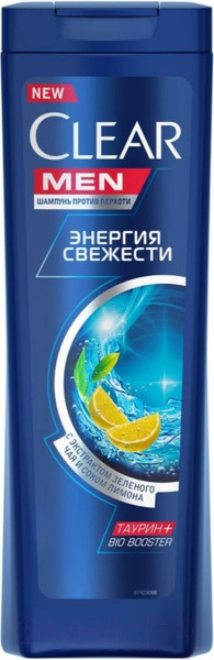 Изображение товара Шампунь для волос Clear Men Vita ABE Энергия Свежести (400мл)