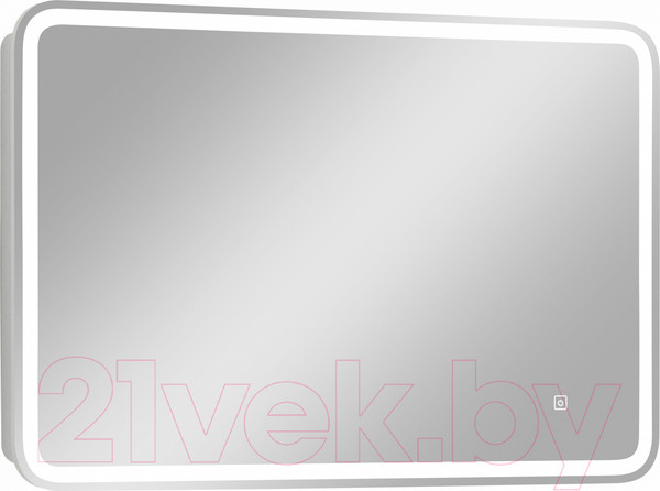 Изображение товара Шкаф с зеркалом для ванной Континент Tokio Led 90х53