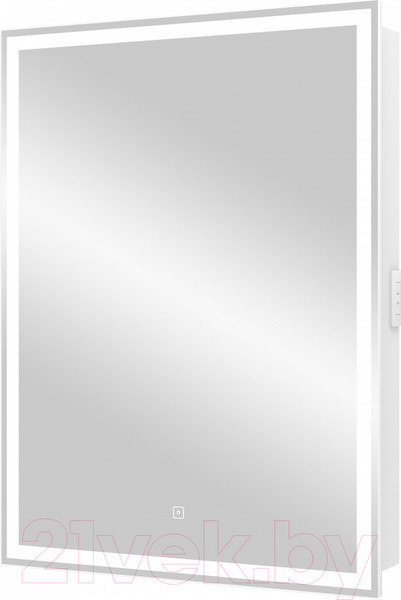 Изображение товара Шкаф с зеркалом для ванной Континент Allure Led 60х80 L