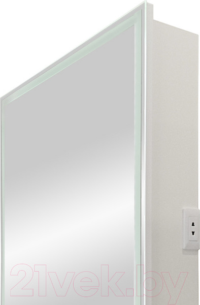 Изображение товара Шкаф с зеркалом для ванной Континент Allure Led 60х80 L