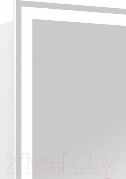 Изображение товара Шкаф с зеркалом для ванной Континент Aperio Led 80х80 L