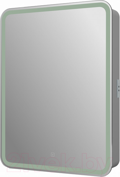 Изображение товара Шкаф с зеркалом для ванной Континент Elliott Led 60х80 L