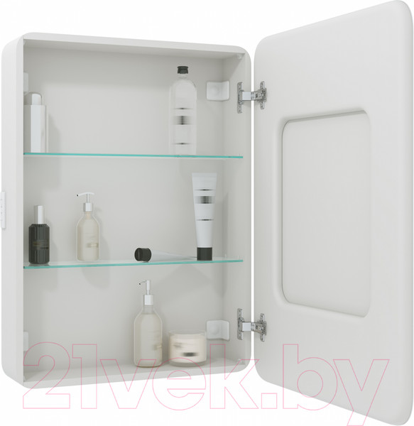 Изображение товара Шкаф с зеркалом для ванной Континент Elliott Led 55х80 R