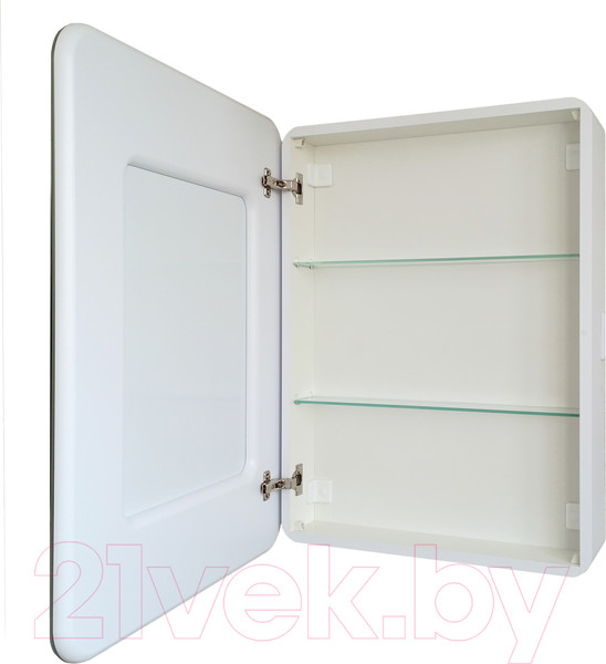 Изображение товара Шкаф с зеркалом для ванной Континент Elliott Led 55х80 L