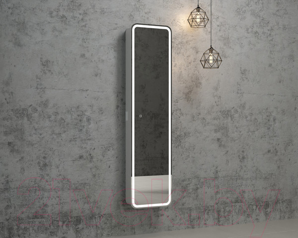 Изображение товара Шкаф-пенал для ванной Континент Lorenzo Led 40х160