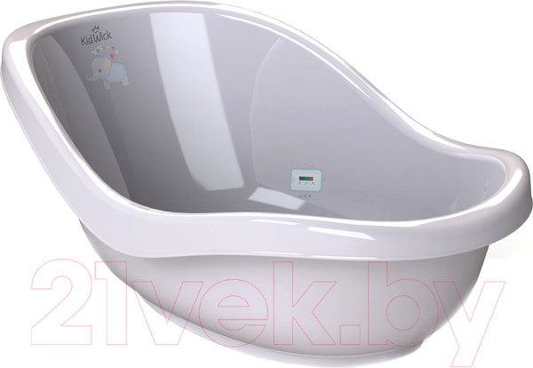 Ванночка детская Kidwick Дони / KW210406 (с термометром, серый/темно-серый)