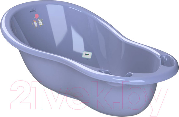 Изображение товара Ванночка детская Kidwick Шатл / KW220506 (с термометром, фиолетовый/темно-фиолетовый)