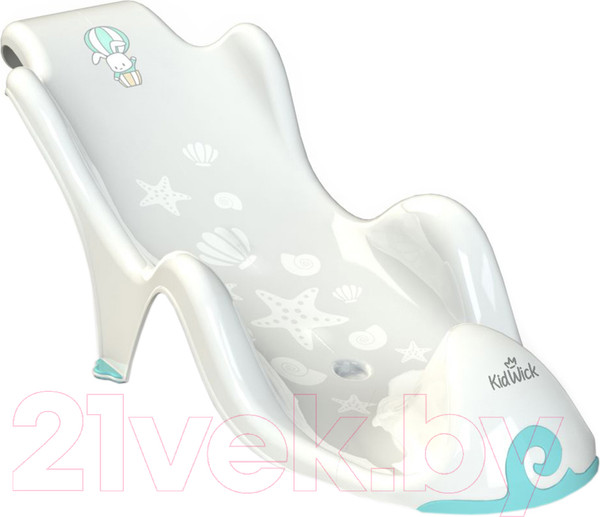 Изображение товара Горка для купания Kidwick Аква Гранд / KW160104 (белый/бирюзовый)