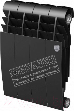 Изображение товара Радиатор биметаллический Royal Thermo Noir Sable 350 (7 секций)