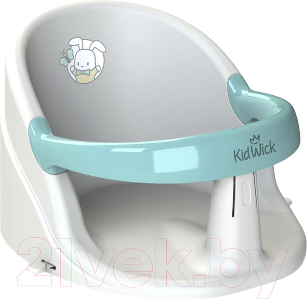 Изображение товара Стульчик для купания Kidwick Немо / KW140100 (белый/бирюзовый)