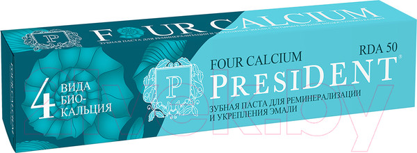 Изображение товара Зубная паста PresiDent Four Calcium (75г)