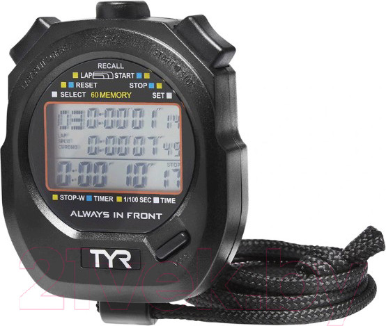 Изображение товара Секундомер TYR Z-200 Stopwatch черный (LSWSTOP/001)