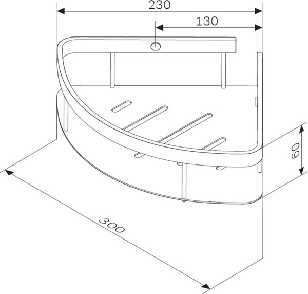 Изображение товара Полка для ванной AM.PM Sense L A7454100