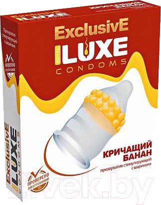 Изображение товара Презервативы LUXE Exclusive Кричащий банан №1 / 602/1