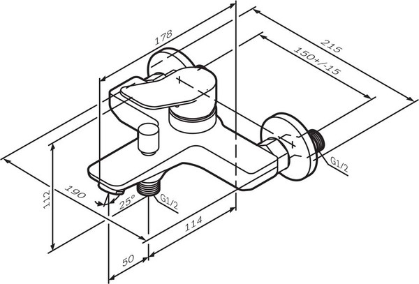 Изображение товара Смеситель AM.PM X-Joy F85A10022