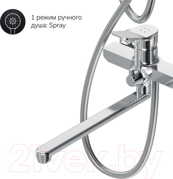 Изображение товара Душевая система со смесителем AM.PM X-Joy F40885A94