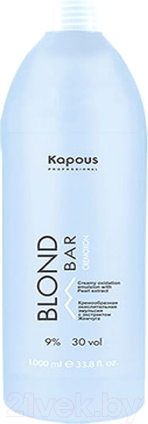 Изображение товара Эмульсия для окисления краски Kapous Blond Bar Cremoxon с экстр жемчуга 9% (1л)