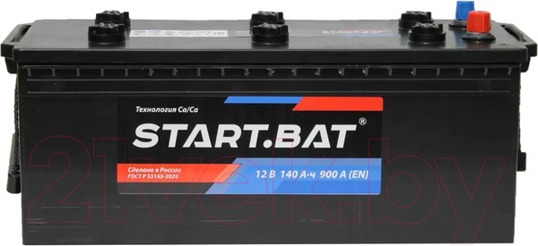 Изображение товара Автомобильный аккумулятор СтартБат 6СТ-140 Евро (140 А/ч)