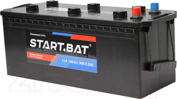 Изображение товара Автомобильный аккумулятор СтартБат 6СТ-140 Евро (140 А/ч)