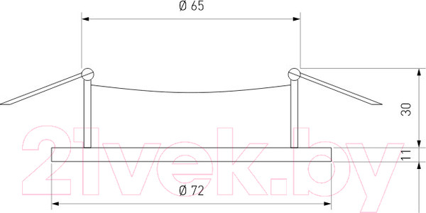 Изображение товара Точечный светильник Elektrostandard 111 MR16 (белый)