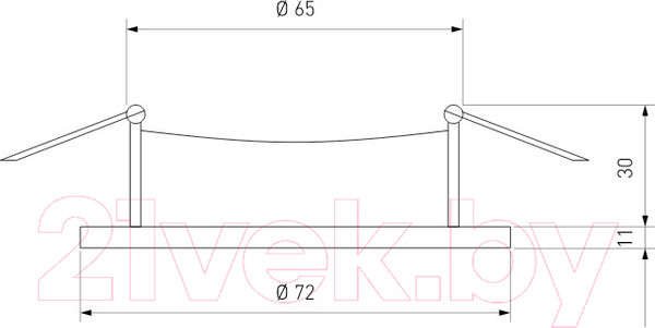 Изображение товара Точечный светильник Elektrostandard 111 MR16 (черный)