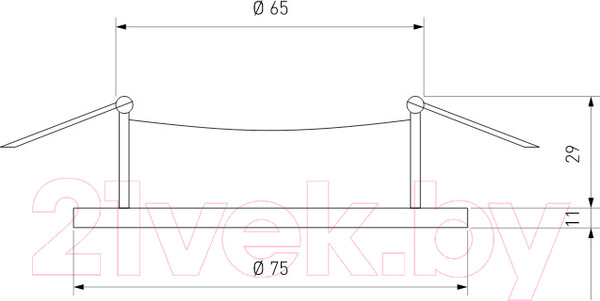 Изображение товара Точечный светильник Elektrostandard 112 MR16 (белый/золото)