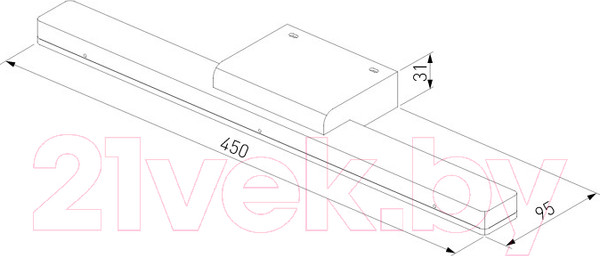 Изображение товара Подсветка для картин и зеркал Elektrostandard Protect MRL LED 1111 (черный)
