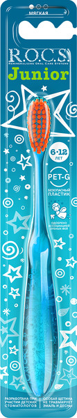 Изображение товара Зубная щетка R.O.C.S. Junior для детей от 6 до 12 лет