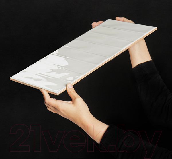 Изображение товара Плитка Cersanit Pudra Кирпич Рельеф PDG054D (200x440, белый)