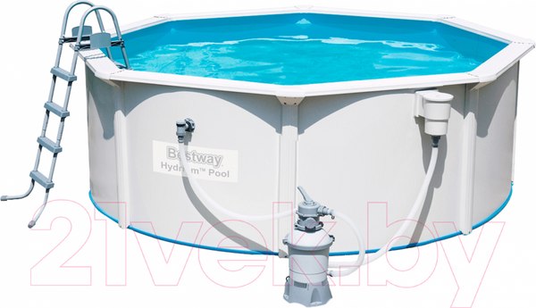 Изображение товара Каркасный бассейн Bestway Hydrium 56574 (360x120, с песочным фильтр-насосом)
