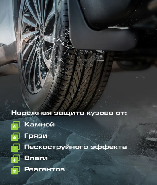 Изображение товара Комплект брызговиков FROSCH NLF.63.23.F13 для Cherry Tiggo (2шт, передние)