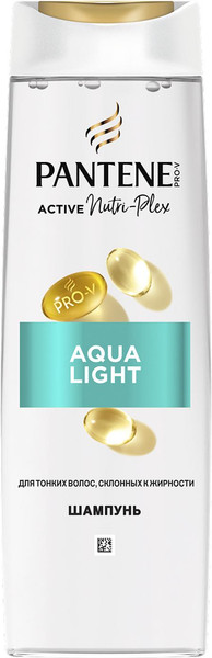 Изображение товара Шампунь для волос PANTENE Aqua Light (400мл)