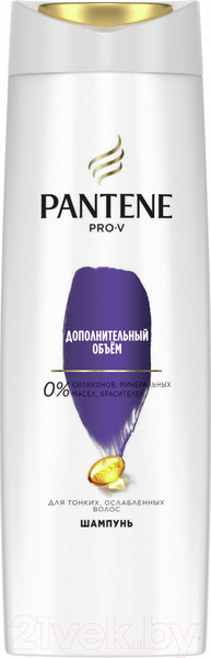 Изображение товара Шампунь для волос PANTENE Дополнительный объем (400мл)