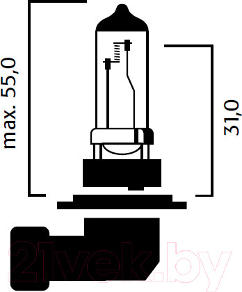 Изображение товара Автомобильная лампа Flosser 9006