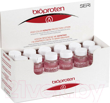 Изображение товара Ампулы для волос Farcom Professional Seri Bioproten для защиты цвета окрашенных волос (12x10мл)