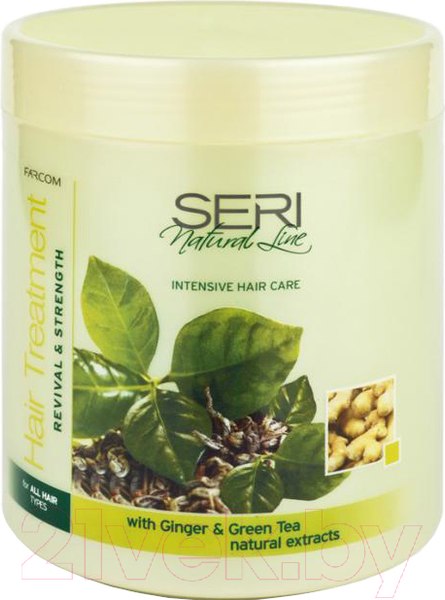 Изображение товара Маска для волос Farcom Professional Seri Natural Line восстановление и упругость (1л)