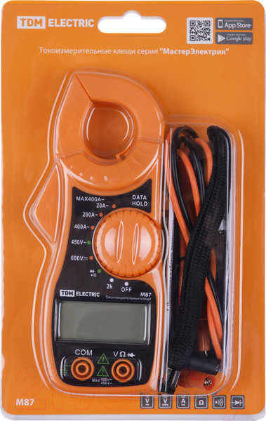 Изображение товара Клещи токоизмерительные TDM SQ1005-0013