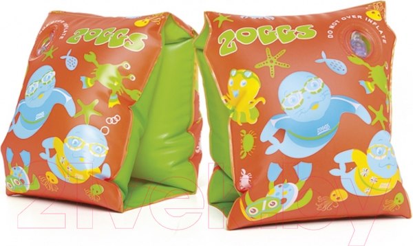 Изображение товара Нарукавники для плавания ZoggS Armbands 305223 (р-р 01-06Y, оранжевый/зеленый)