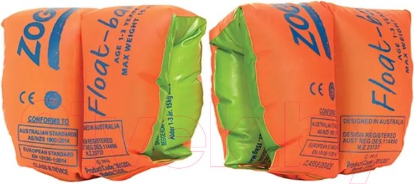 Изображение товара Нарукавники для плавания ZoggS Float Bands 301201 (р-р 00-12M, оранжевый)