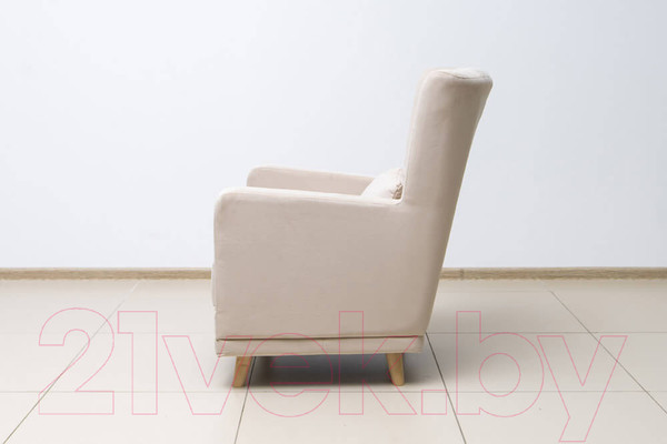Изображение товара Кресло мягкое Комфорт-S Интерьерное (Light Beige)