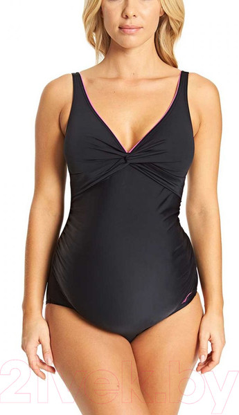 Изображение товара Купальник для плавания ZoggS Hayman Maternity Scoopback / 1059140 (р-р 44/40,черный/розовый)