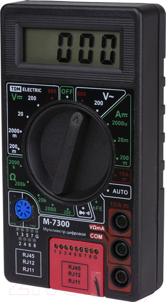 Изображение товара Мультиметр цифровой TDM M-7300 / SQ1005-0010