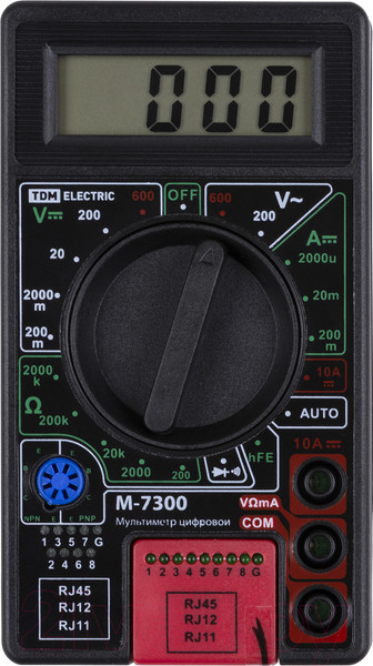 Изображение товара Мультиметр цифровой TDM M-7300 / SQ1005-0010