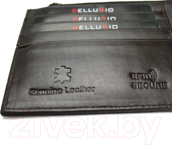 Изображение товара Визитница Bellugio AU-10R-013 (коричневый)